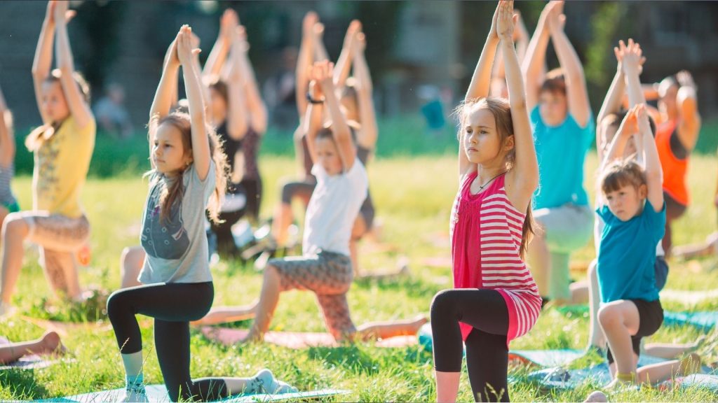 Manga Boy College Yoga Class
