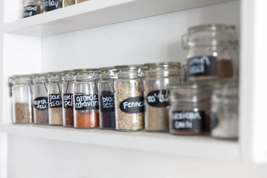 storing spices