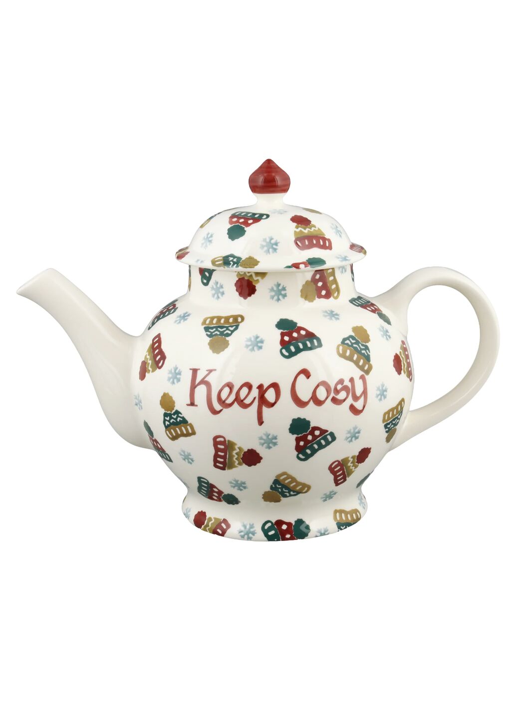 Emma Bridgewater Personalised Bobble Hats 4 Mug Teapot reading Keep Cosy