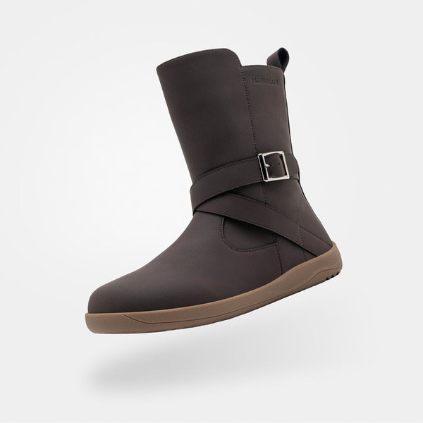 Hobibear Juniper winter barefoot shoe in brown
