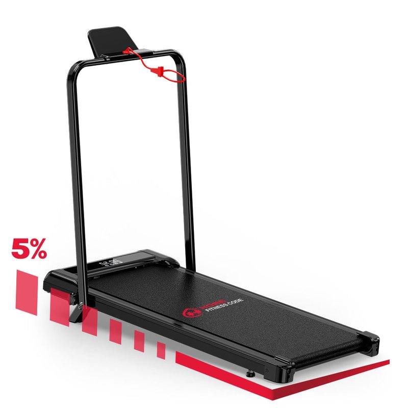Home Fitness Code Folding Treadmill Z3 walking pad with 5% manual incline