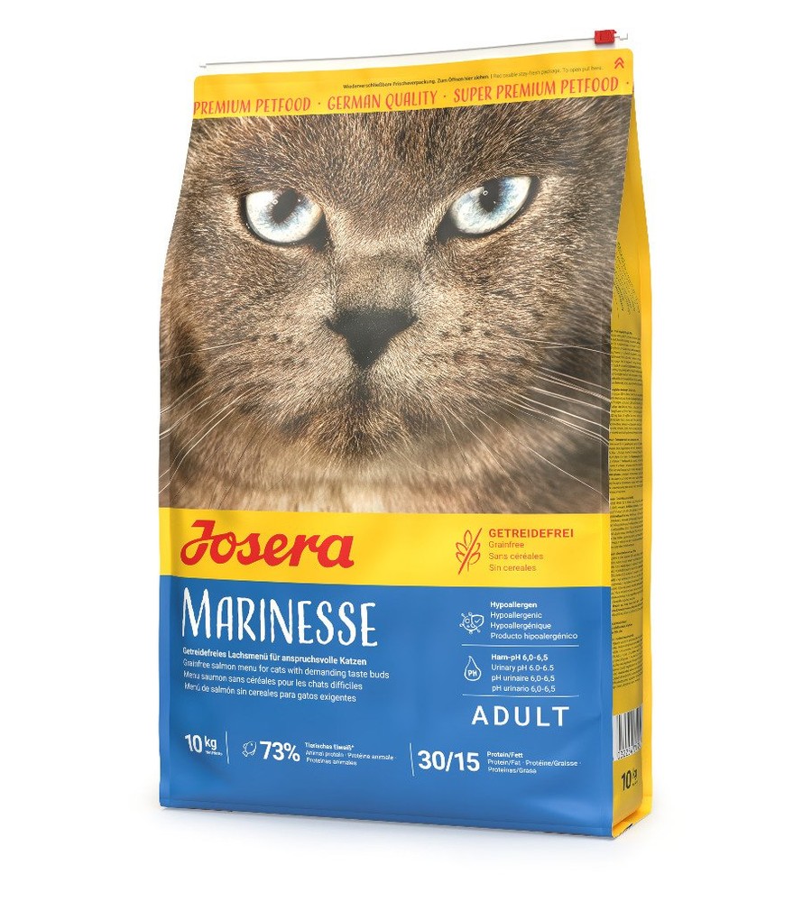 Bag of Josera Marinesse hypoallergenic dry cat food