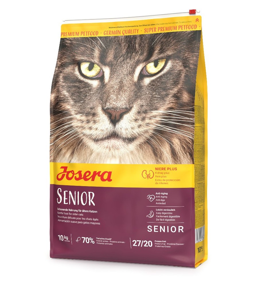Bag of Josera Senior dry cat food