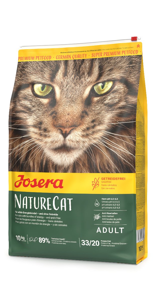 Josera NatureCat grain-free adult cat food bag