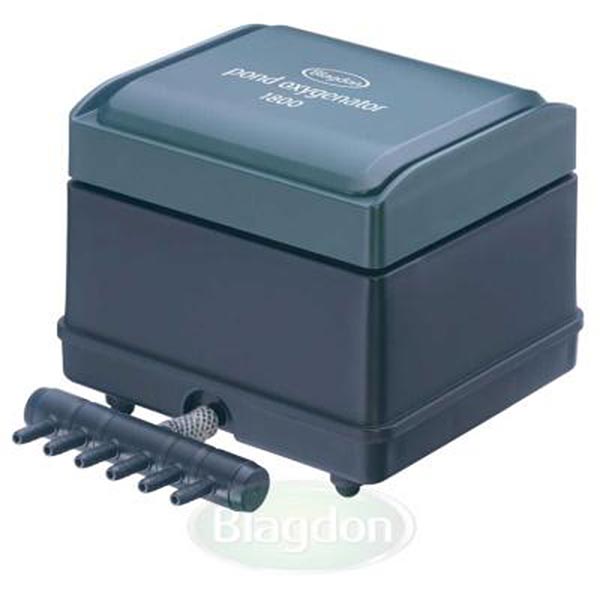 Blagdon Pond Oxygenator 1800 air pump with multi-outlet connector