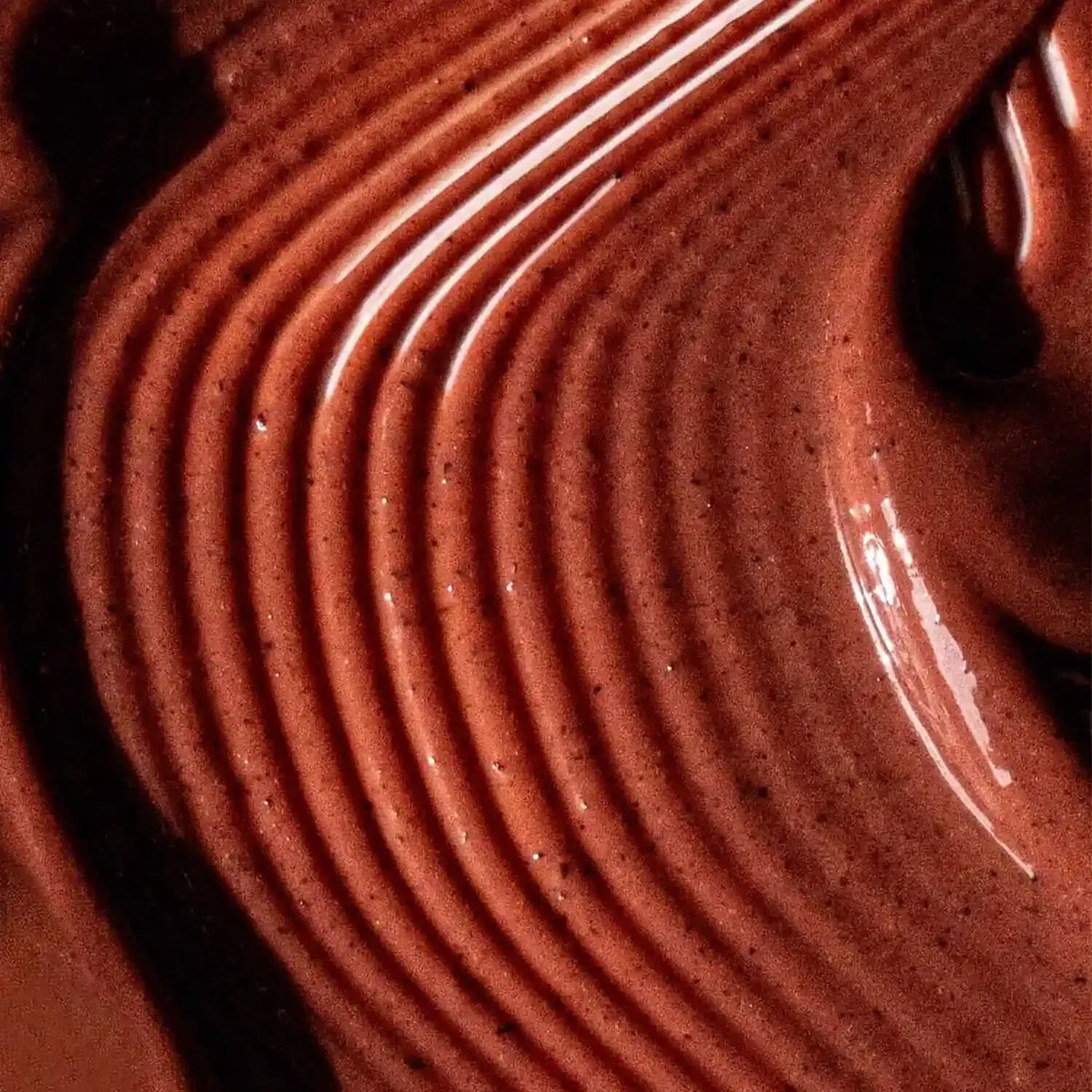 Close-up of the red texture of Primally Pure Plumping Mask