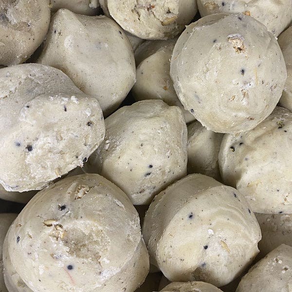 Pale suet fat balls for garden birds from Garden Wildlife Direct