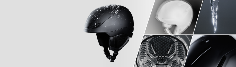 Atomic Revent ski helmet banner at XSPO